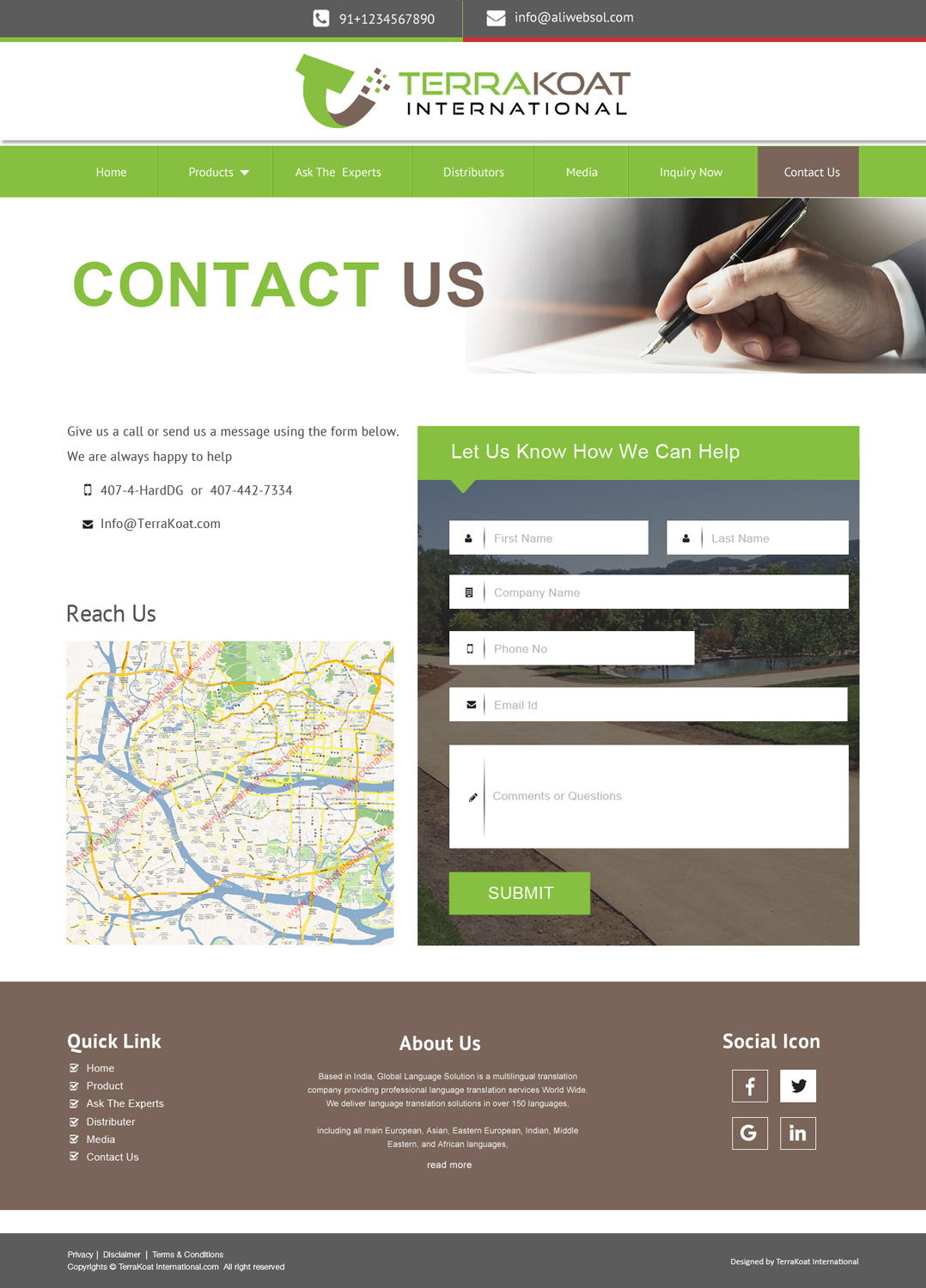 Web Design by Websol for TerraKoat International | Design #10718849