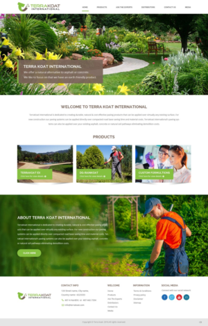 Web Design by pb for TerraKoat International | Design: #10673983