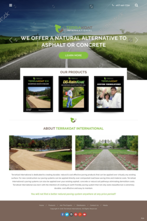 Web Design by pb for TerraKoat International | Design: #10674755