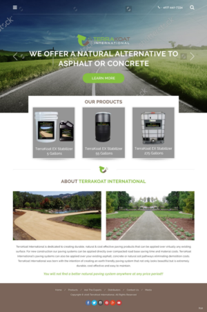 Web Design by pb for TerraKoat International | Design: #10680602