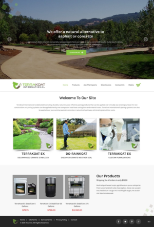 Web Design by pb for TerraKoat International | Design: #10680603