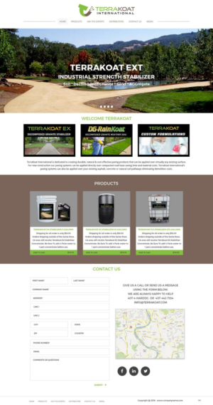 Web Design by pb for TerraKoat International | Design: #10682803