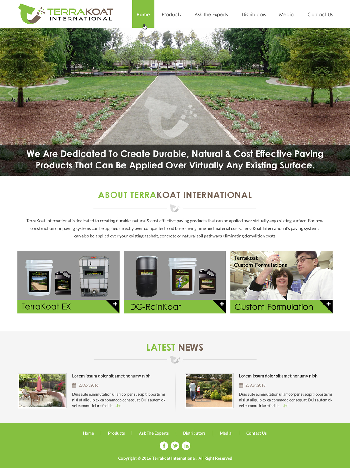 Web Design by Sbss for TerraKoat International | Design #10671721
