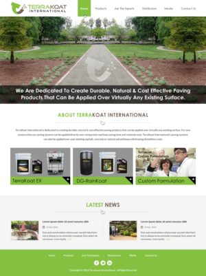 Web Design by Sbss for TerraKoat International | Design: #10671721