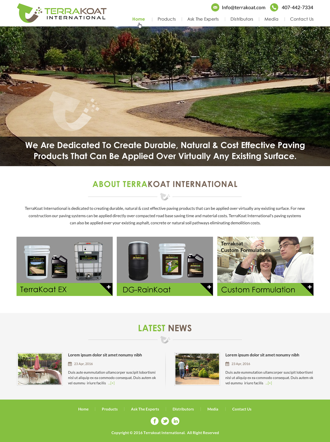 Web Design by Sbss for TerraKoat International | Design #10671722