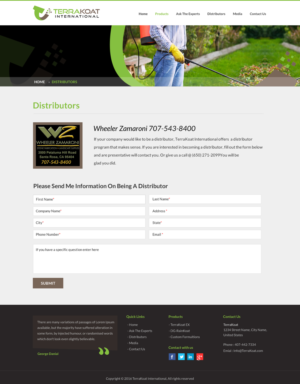 Web Design by Sbss for TerraKoat International | Design: #10907640