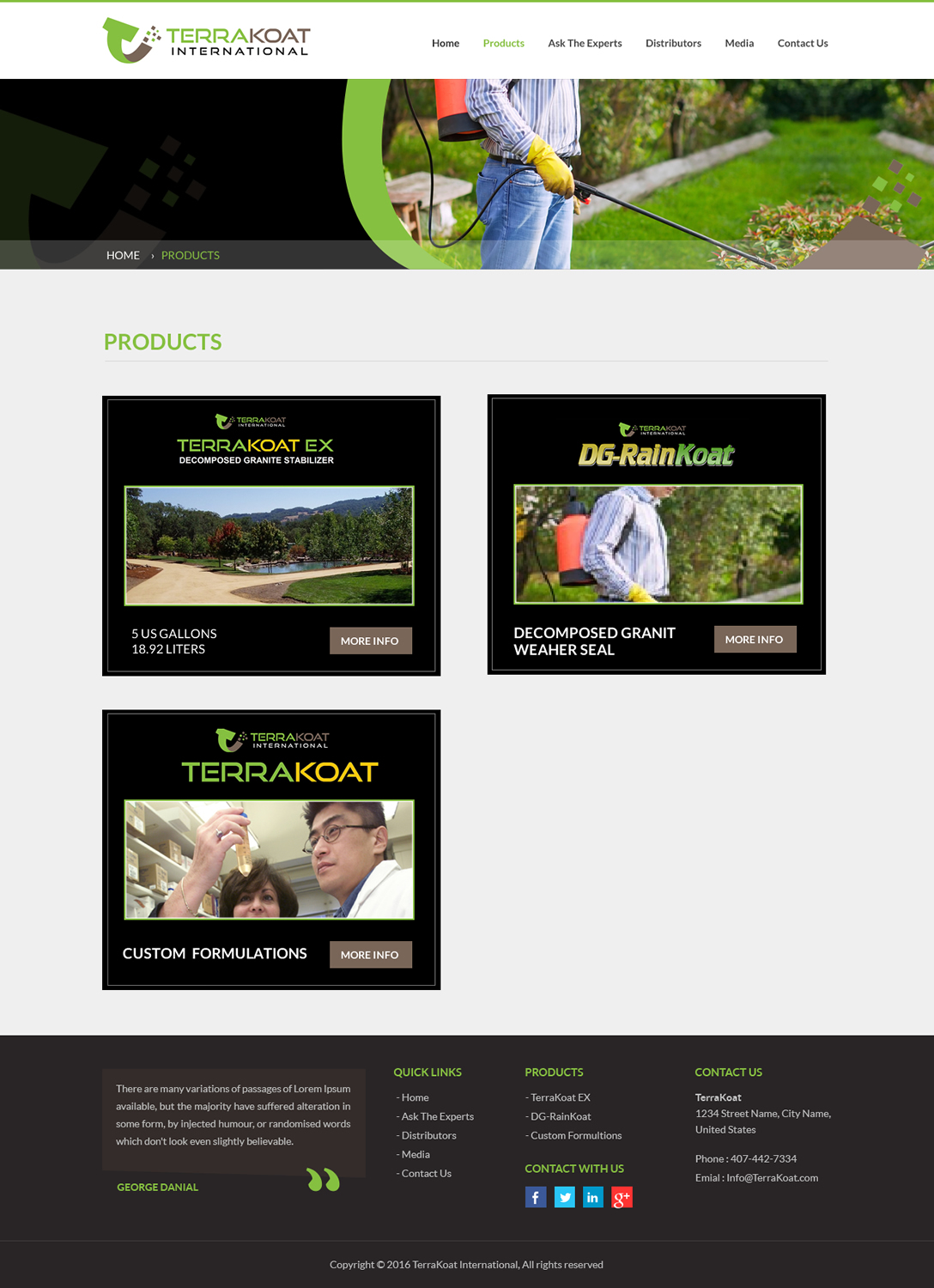 Web Design by Sbss for TerraKoat International | Design #10907641