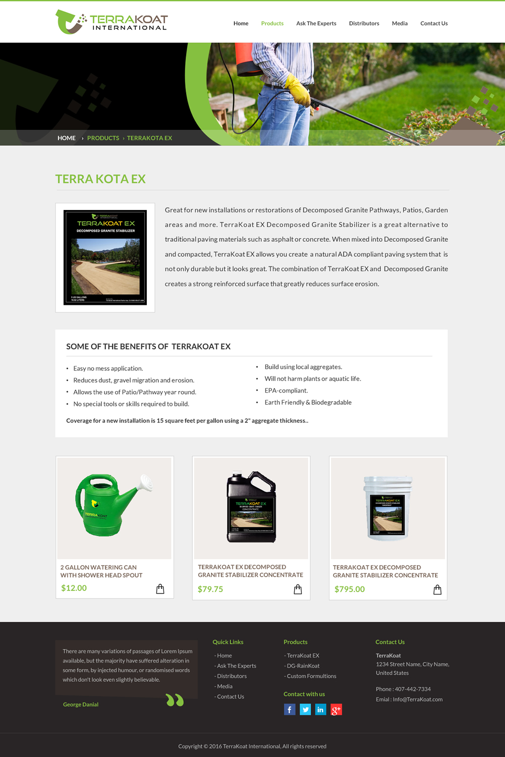 Web Design by Sbss for TerraKoat International | Design #10907642