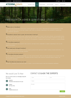 Web Design by iLibart for TerraKoat International | Design: #11227984