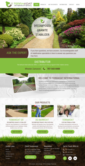 Web Design by rightway for TerraKoat International | Design: #10676141