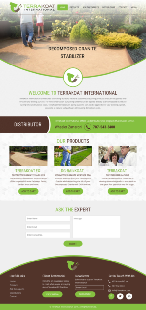 Web Design by rightway for TerraKoat International | Design: #10676145