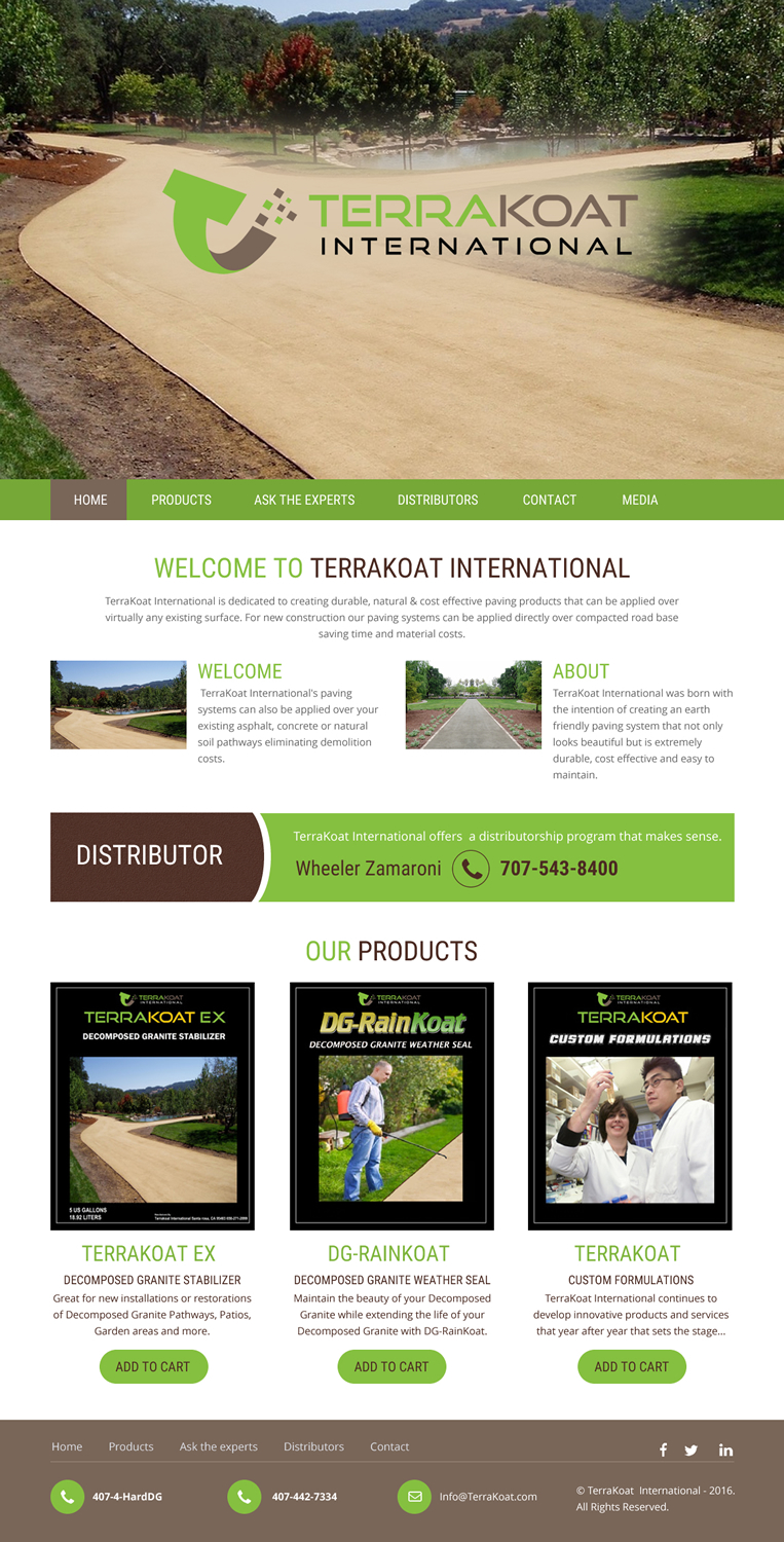 Web Design by rightway for TerraKoat International | Design #10676151