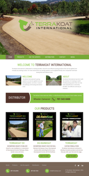 Web Design by rightway for TerraKoat International | Design: #10676151