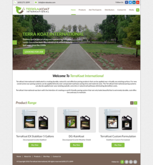 Web-Design von Advent Innovative für TerraKoat International | Design #10721415