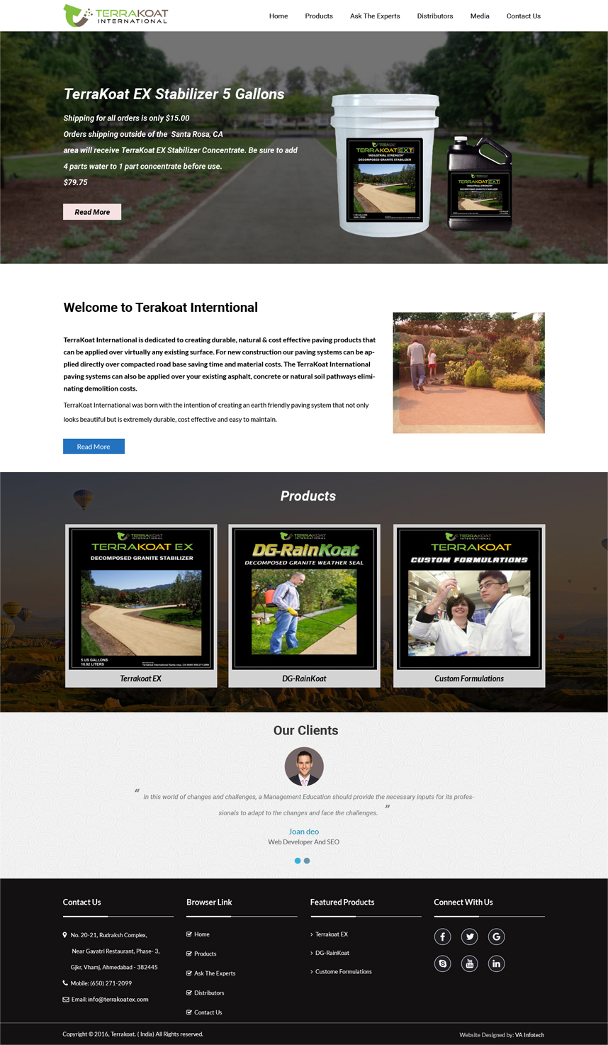 Web Design by Advent Innovative for TerraKoat International | Design #10722660