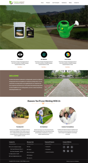 Web Design by Advent Innovative for TerraKoat International | Design: #10731479