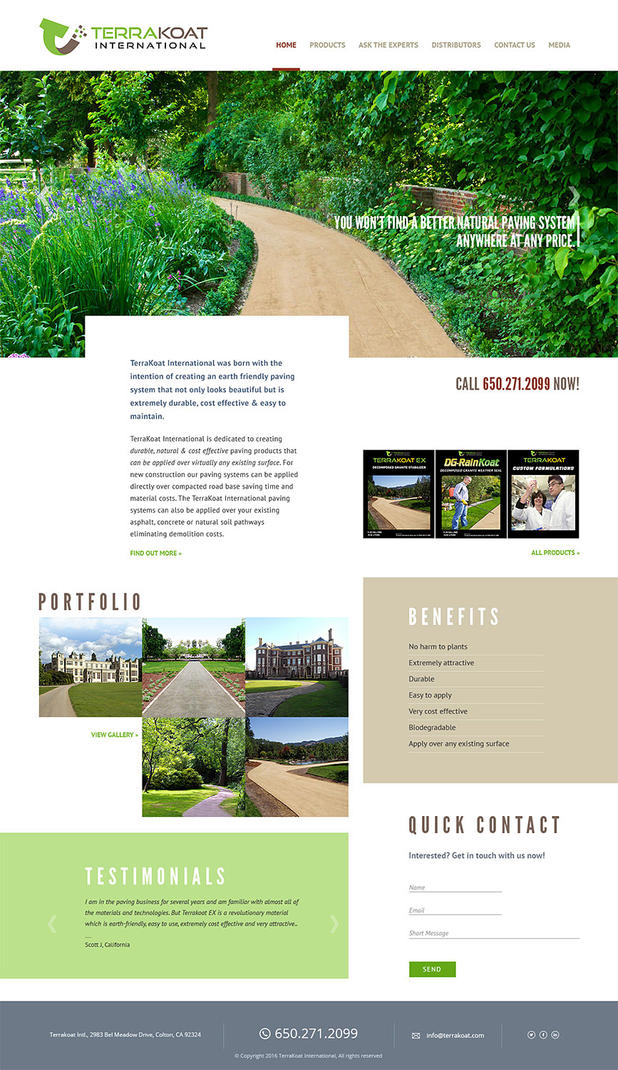 Web-Design von arunk für TerraKoat International | Design #10750768