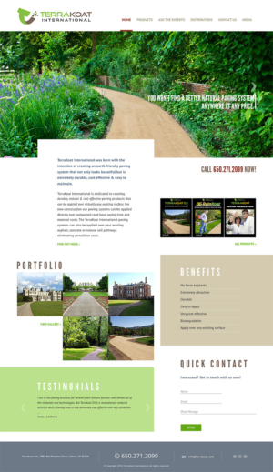 Web-Design von arunk für TerraKoat International | Design #10750768