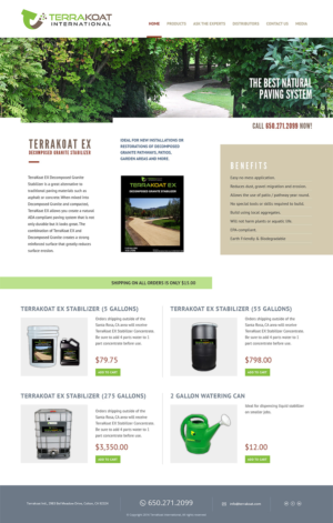 Web Design by arunk for TerraKoat International | Design: #10750798