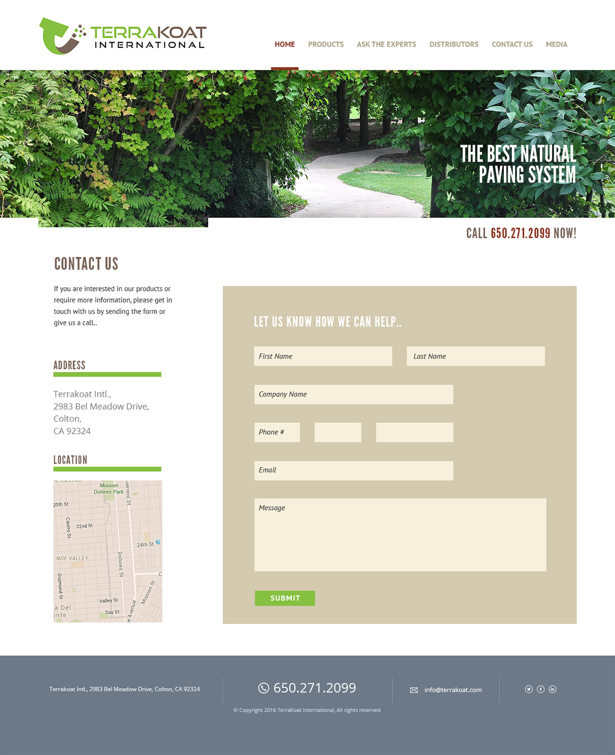 Web Design by arunk for TerraKoat International | Design #10750807