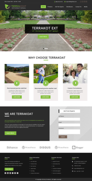 Web-Design von Xclusive Designers für TerraKoat International | Design #10697606