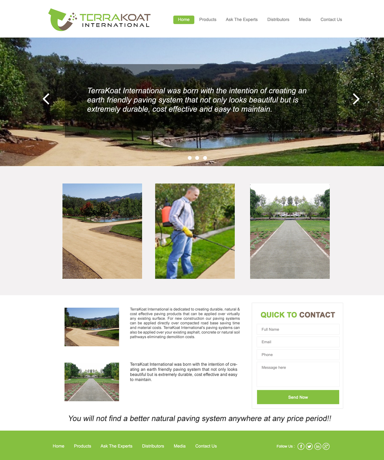 Web Design by ganesh1.chaudhary for TerraKoat International | Design #10789977