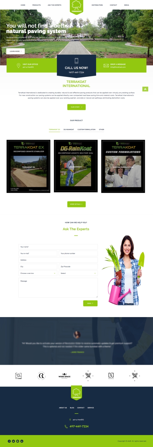 Web Design by cCopilot for TerraKoat International | Design #10667589
