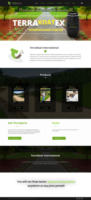 Web Design by Pixgen Technologies for TerraKoat International | Design: #10716197
