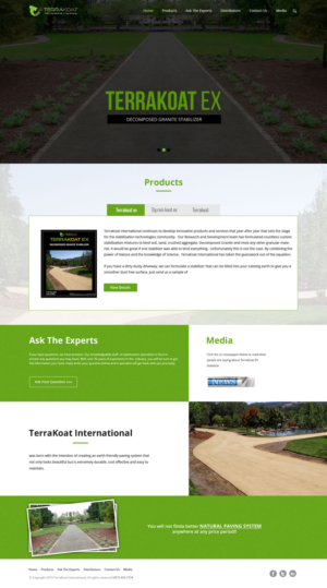 Web Design by Web n Graphic Group for TerraKoat International | Design: #10713603