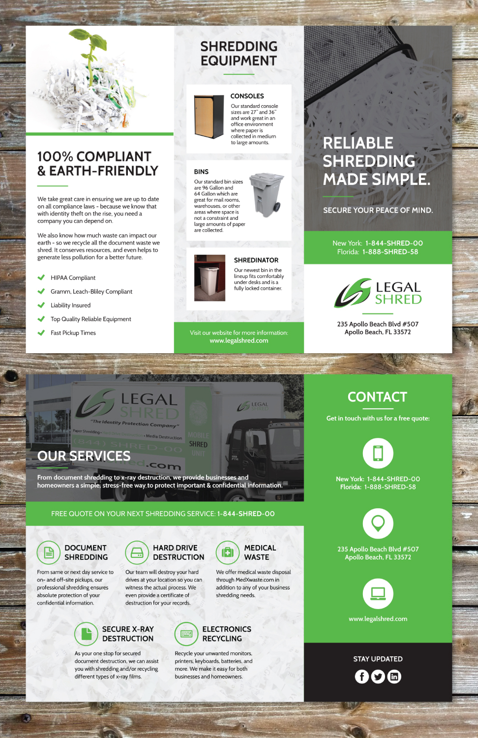 Flyer Design by Cloud 10 for Legal Shred | Design #10674552