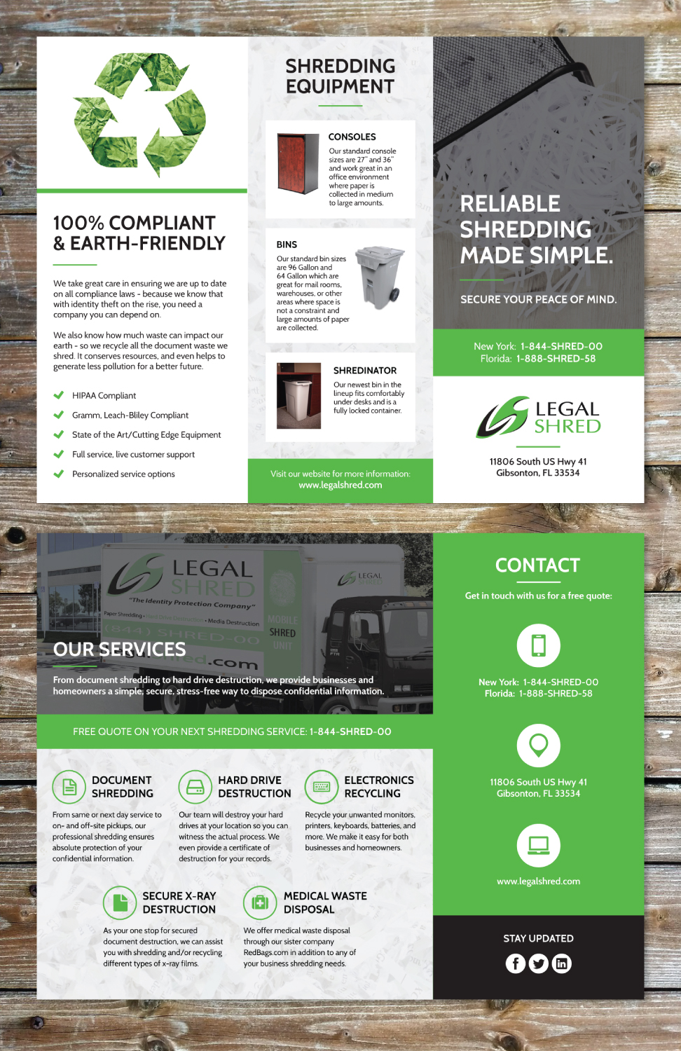 Flyer-Design von Cloud 10 für Legal Shred | Design #10702128