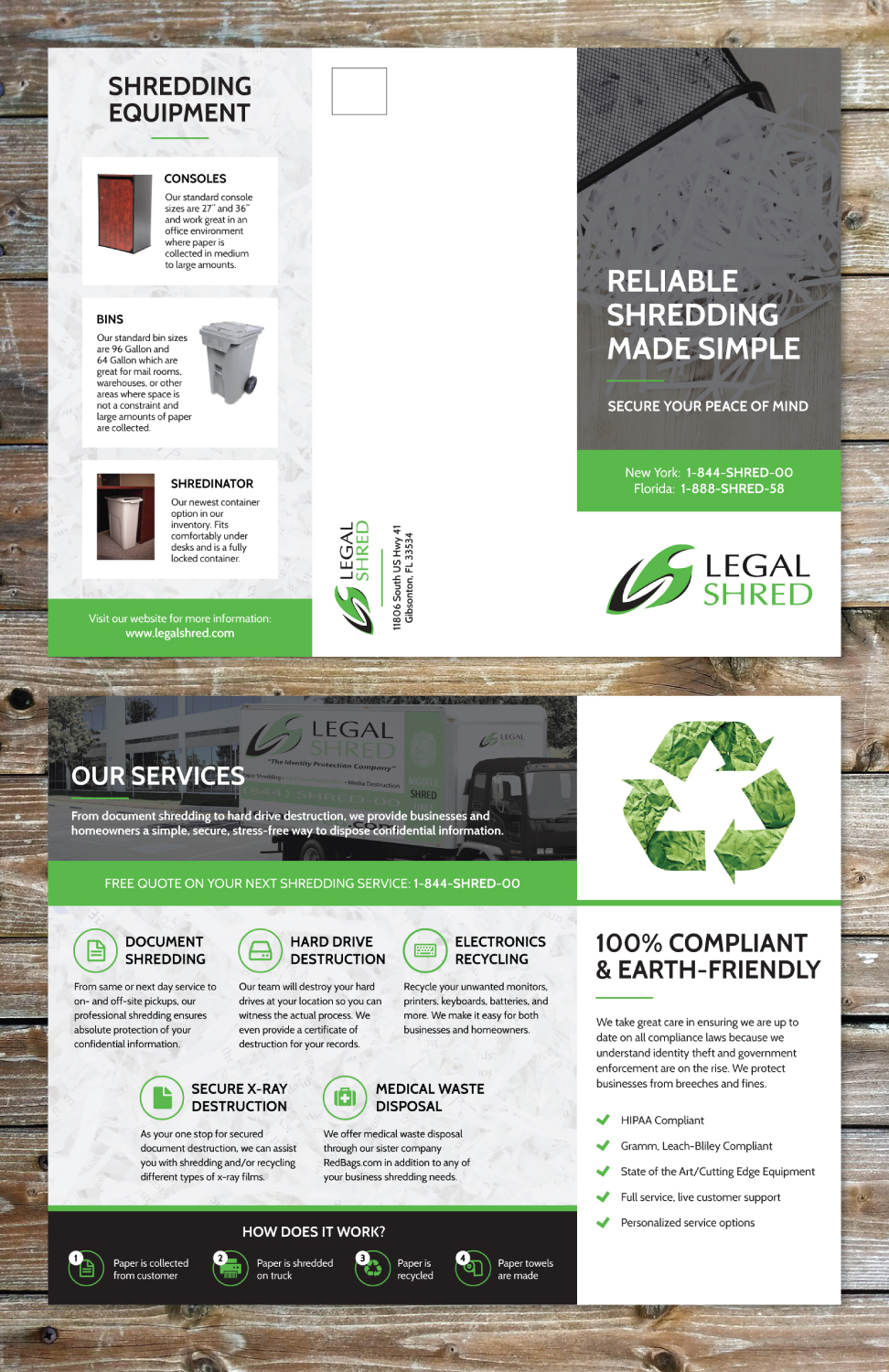 Flyer Design by Cloud 10 for Legal Shred | Design #10738582