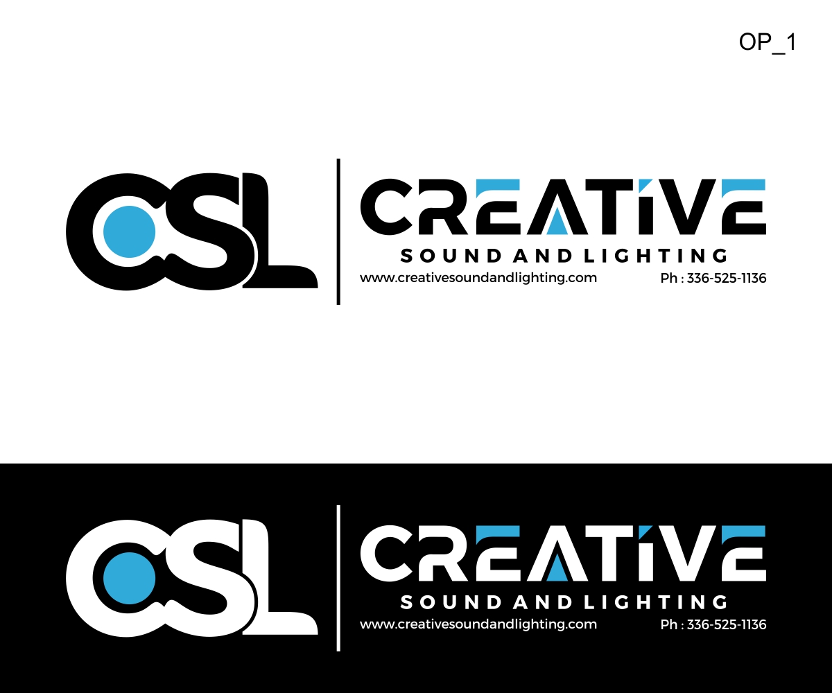 Logo Design by Liyana for Creative Sound and Lighting | Design #11428079
