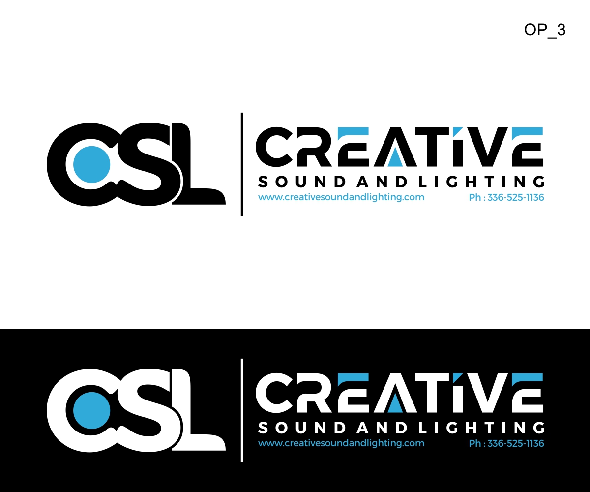 Logo Design by Liyana for Creative Sound and Lighting | Design #11428080