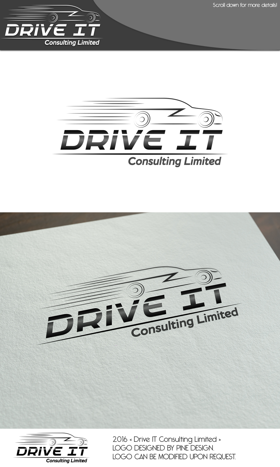 Diseño de Logo por pine design para Drive IT Consulting Limited | Diseño #10681295