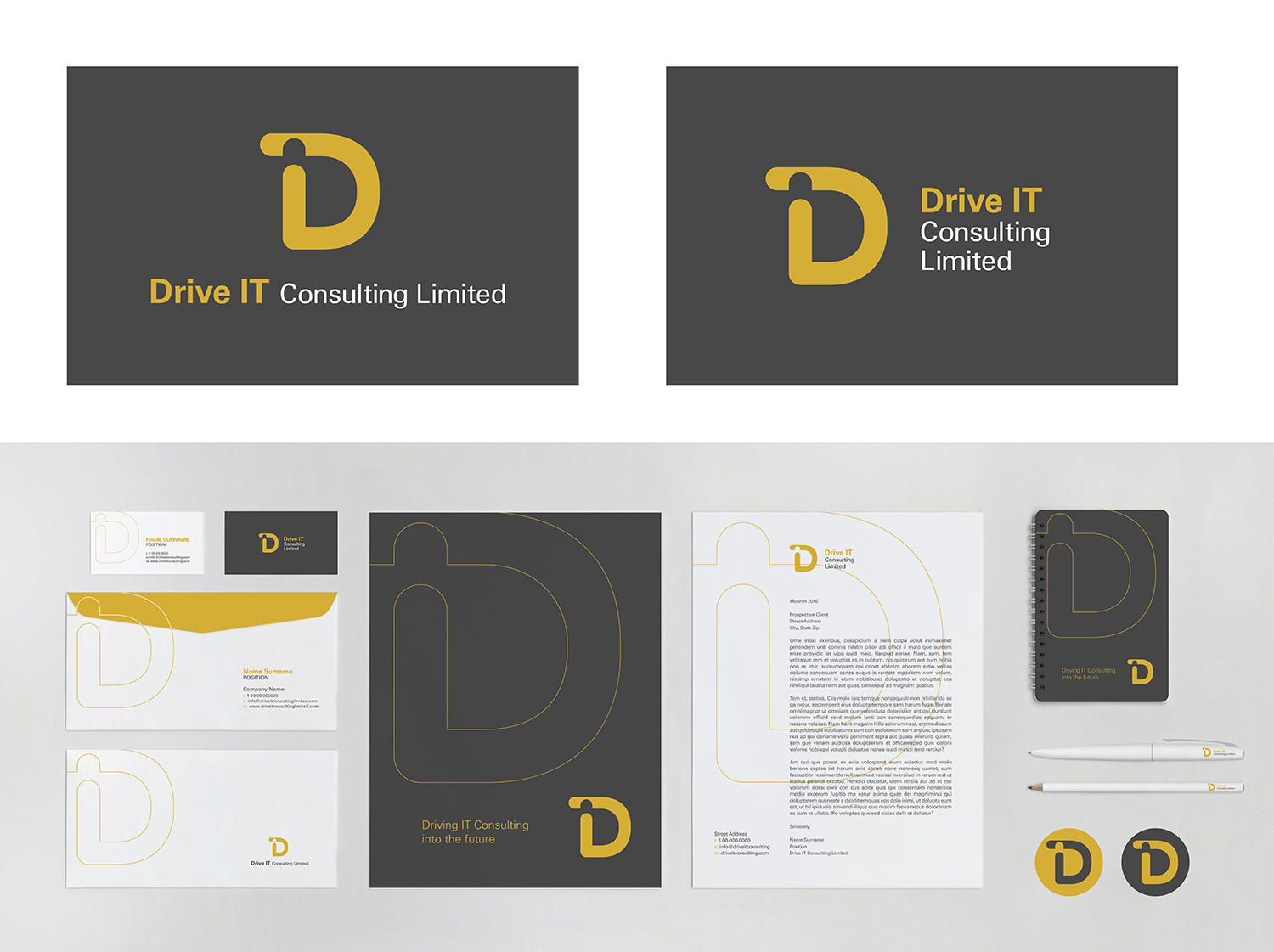 Diseño de Logo por Pixelon Studio para Drive IT Consulting Limited | Diseño #10737703