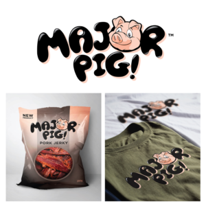 Major Pig | Logo Design by sharon bolder