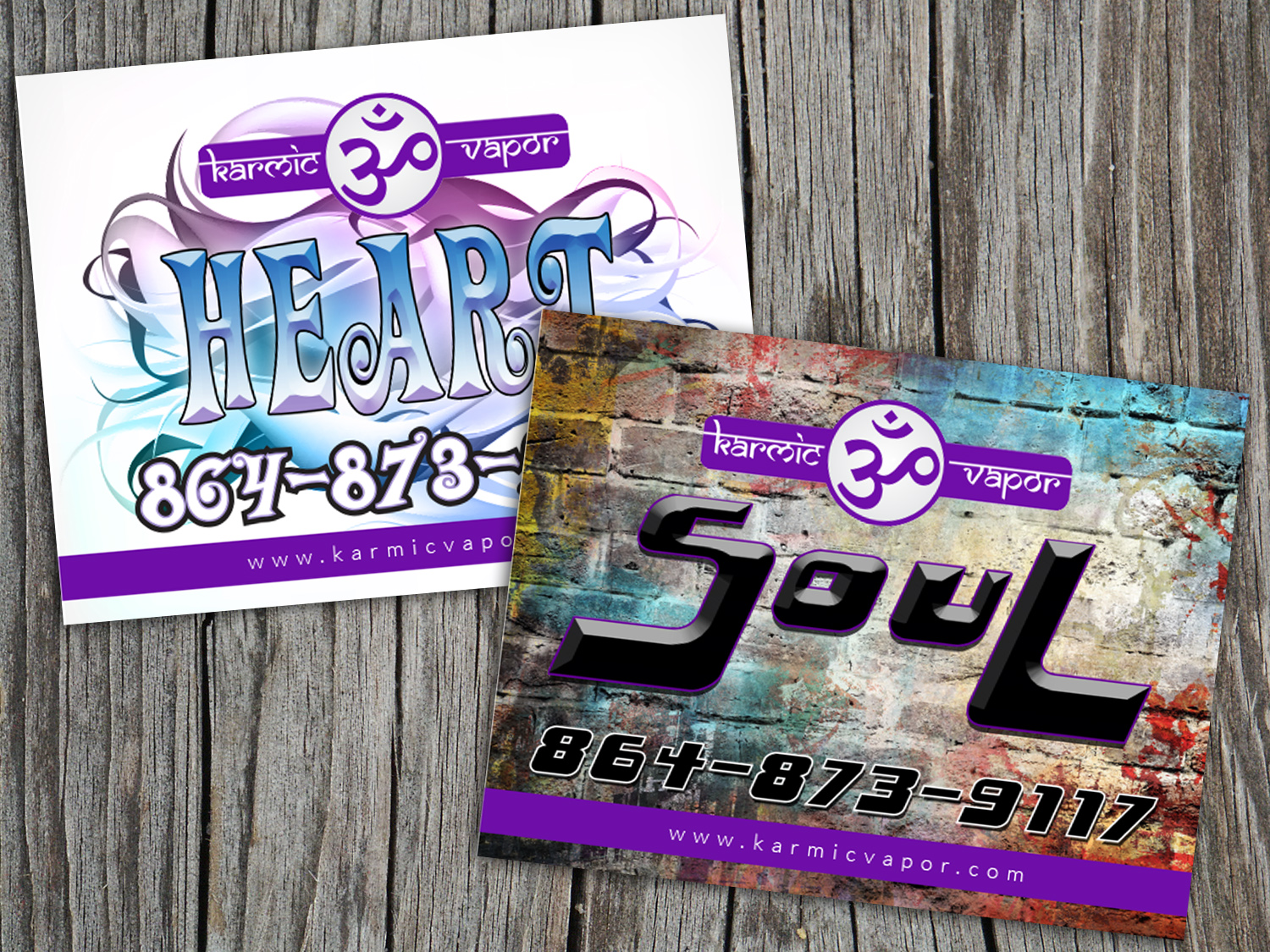 Postcard Design by Priyo Subarkah for Karmic Vapor | Design #10676060