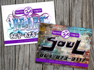 Diseño de Postal por Priyo Subarkah para Karmic Vapor | Diseño: #10676060