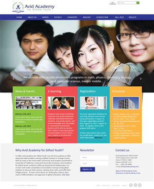 Web Design by Intricate for Ardent Academy for Gifted Youth | Design: #2272726