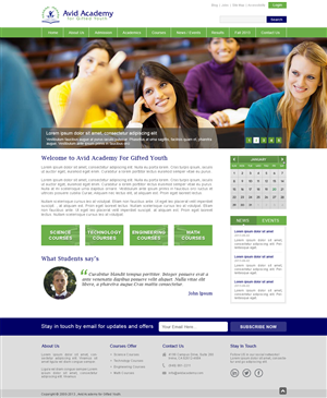 Web Design par Mind Capture Studio pour Ardent Academy for Gifted Youth | Design #2241153