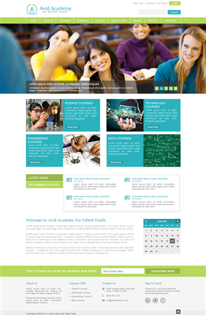 Web Design by Mind Capture Studio for Ardent Academy for Gifted Youth | Design: #2245610