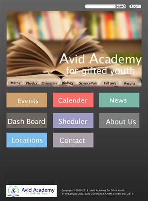 Web Design by BC Arts for Ardent Academy for Gifted Youth | Design: #2268295