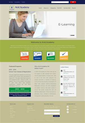 Web Design by pb for Ardent Academy for Gifted Youth | Design: #2235034