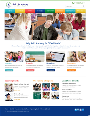 Web Design by pb for Ardent Academy for Gifted Youth | Design: #2235035