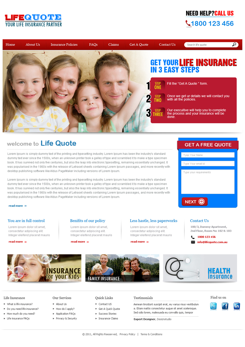 Web Design by Expert Designer for this project | Design #474466
