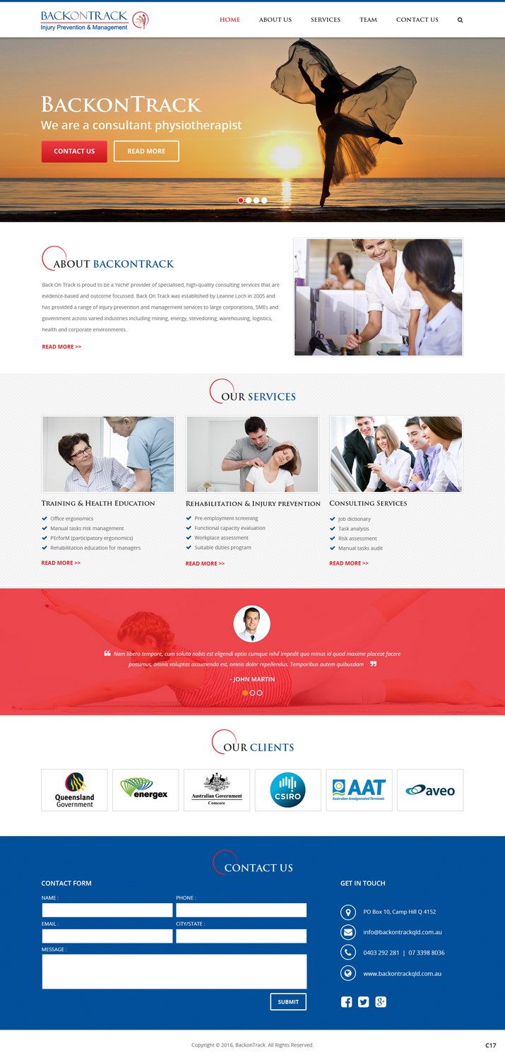 Web Design by pb for this project | Design #10674076