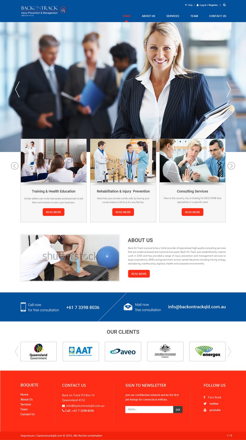 Web Design by pb for this project | Design #10680539