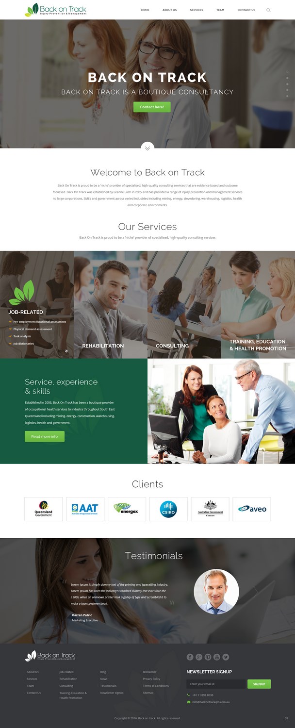 Web Design by pb for this project | Design #10698469