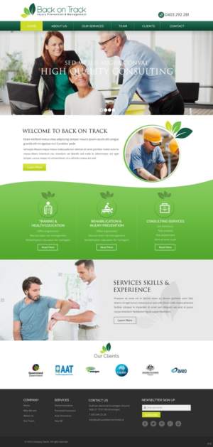 Web Design by pb for this project | Design: #10698477